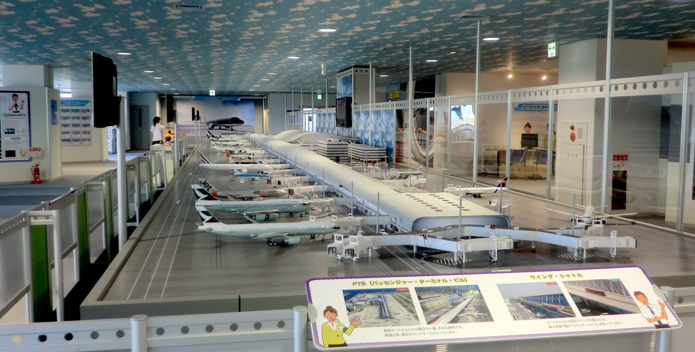 関西国際空港ジオラマ模型 全景1