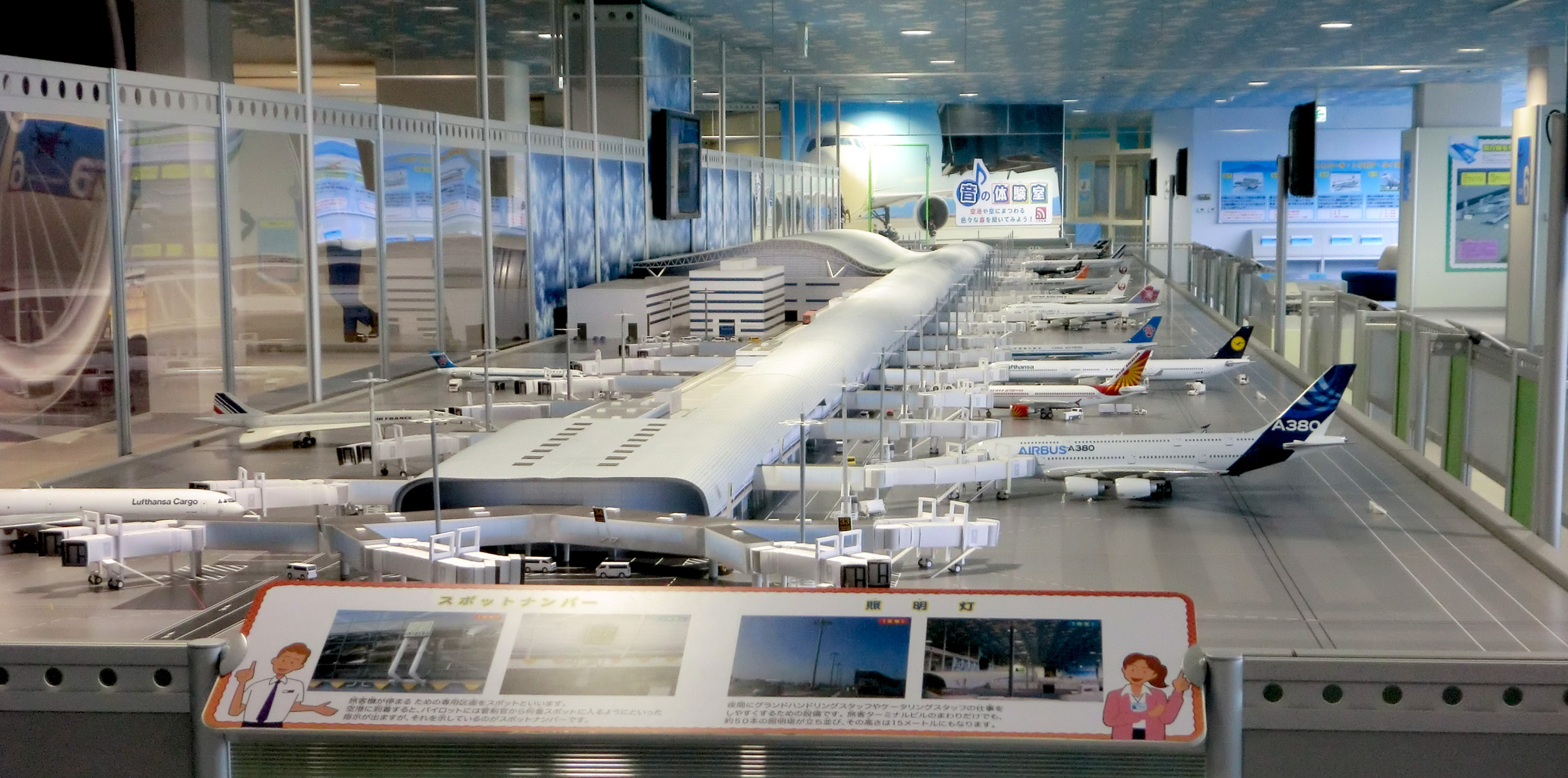 関西国際空港ジオラマ模型 全景2