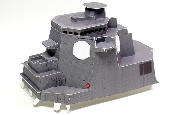 イージス護衛艦「きりしま」1/200 組立説明ステップ12 完成イメージ
