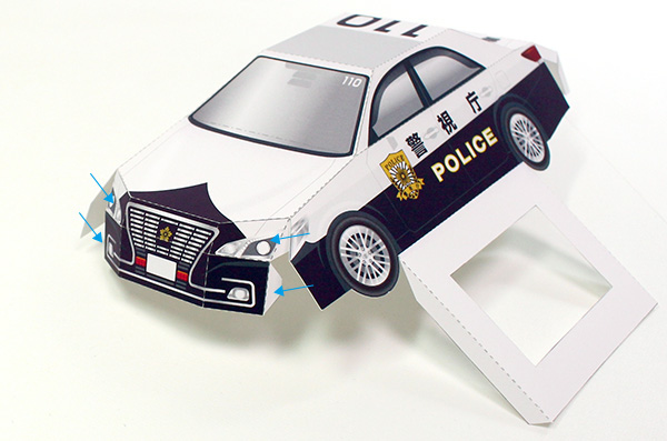 パトカー 組立ステップ4
